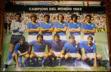 G472_Poster Grande - ITALIA CAMPIONI DEL MONDO 1982 - 70 x 100 cm.