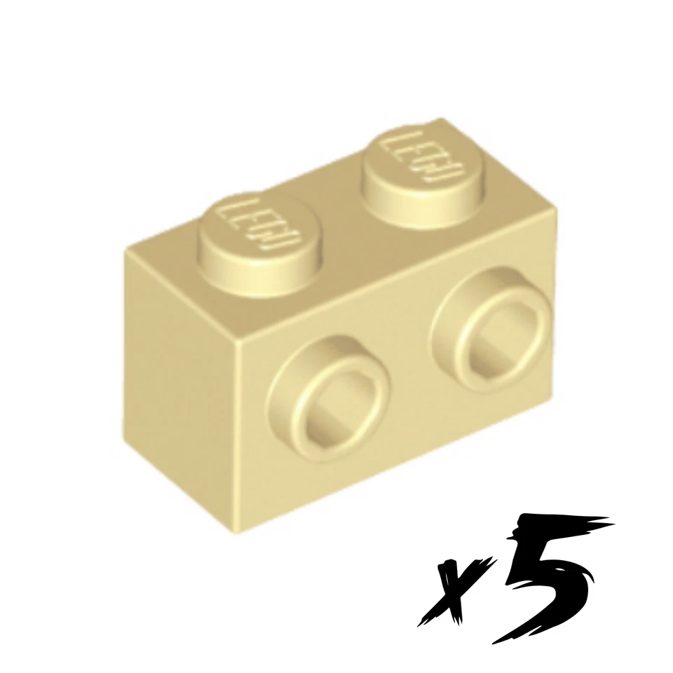 5x LEGO 11211 • 1x2 Stein modifiziert • beige • tan - Bild 1 von 1
