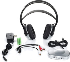 J3 TV920 Listener Rechargeable Wireless Infrared Headphones for TV Listening Sys