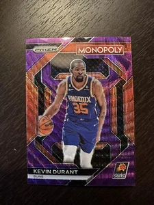 2023-24 PRIZM MONOPOLY Kevin Durant PURPLE WAVE INSERT - Picture 1 of 2