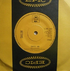 SAILOR: TRAFFIC JAM (Epic) 1974 7" Single - Picture 1 of 2