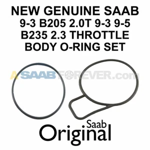 NEW GENUINE SAAB 9-3 9-5 THROTTLE BODY O-RING KIT B235 B205 OEM 90490287 4940698 - Picture 1 of 3