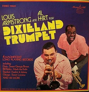 LOUIS ARMSTRONG & AL HIRT "DIXIELAND TRUMPET" (4 LP BOX) PREMIUM USED LP (NM/EX) - Picture 1 of 1