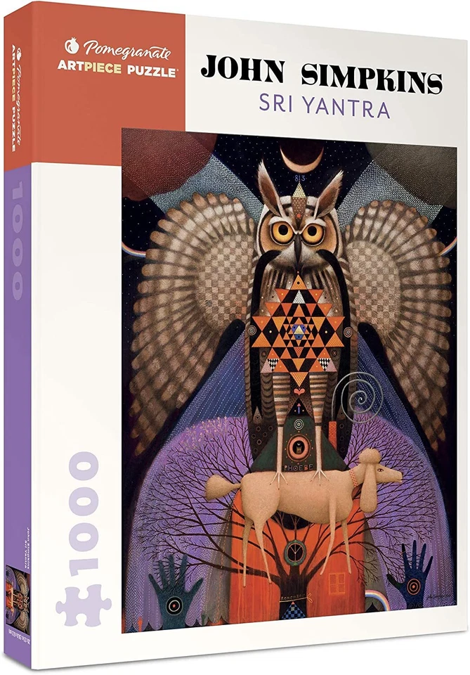 Pomegranate - Sri Yantra by John Simpkins Jigsaw Puzzle (1000 Pieces) - image 1 of 1