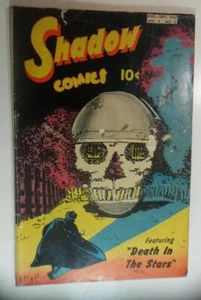 SHADOW COMICS VOL 9 #5 SEPT 1949 LAST ISSUE SKULL COVER BOB POWELL G/VG 3.0 - Picture 1 of 10