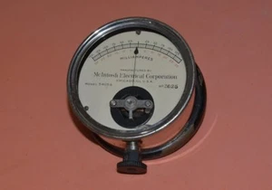 Tested McIntosh 0-30ma 0-150ma Model 5405a vintage plug in panel meter - Picture 1 of 9