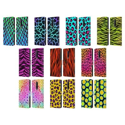 HEAD CASE DESIGNS MAD PRINTS LEATHER BOOK WALLET CASE COVER FOR ONEPLUS PHONES - Image 1 of 4