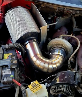 Protector de admisión para motores Cummins 5,9 L 12/24 V en camioneta 94-02 Ram 2500/3500 Foto 1 de 3