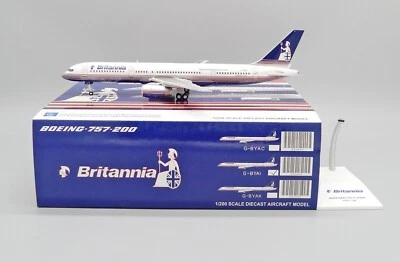 JC WINGS BRITANNIA AIRWAYS BOEING B757-200 1:200 DIE-CAST JC2BAL644 IN STOCK - Image 1 of 3