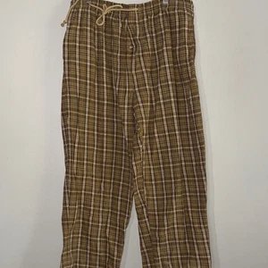 Klassische karierte Herren Lounge Hose in braun - Bild 1 von 10