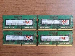 (PARTIA 4) ORYGINALNY SAMSUNG 4GB 1Rx16 PC4-2666V DDR4 MEMORY RAM M471A5244CB0-CTD - Zdjęcie 1 z 2
