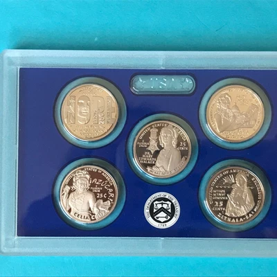2024 S American Women Quarters Set Proof Clad 5 Coins   FREE SHIP - Image 1 of 2