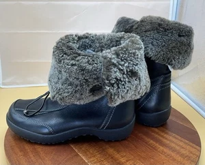 Vintage Blondo Women’s Shearling Lined Waterproof Black Boots Sz 7,  EUC, Canada - Picture 1 of 16