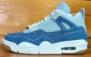 Damengröße 5,5 Air Jordan 4 Retro TEX 'Denim Basketballschuhe IB6716 100 - Bild 1 von 6