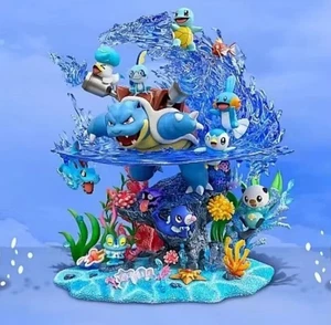 Pokemon Blastoise Statua da Collezione, Modellino Anime - Foto 1 di 4