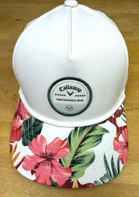 Nueva gorra de béisbol de golf Callaway Golf Bogey Free con cordón estampado floral nueva con etiquetas Foto 1 de 4