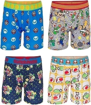 Calzoncillo boxer deportivo Mario para niños Nintendo Foto 1 de 4