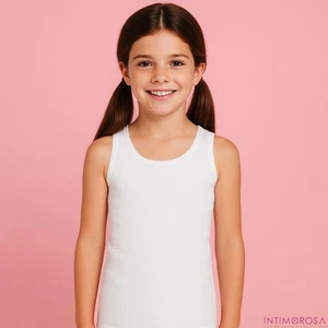 Tank top girl Ellepi 8227 cotton wide shoulder 3 pcs - Picture 1 of 4
