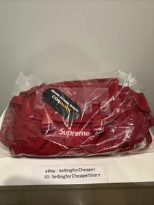 NUEVO Bolso de Cintura Supreme SS20 Malla Cordura Rojo Oscuro - Imagen 1 de 7