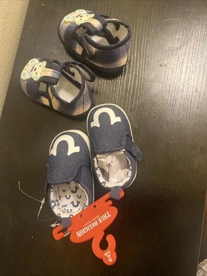 Lote Zapatos Suaves/Cómodos Bebé Niño 3-6M/9-12M/Talla 4. #269 Foto 1 de 4