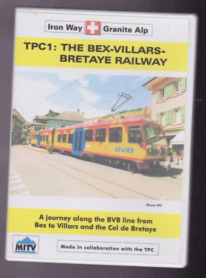 TPC1 :The BVB Railway (DVD) Swiss Railway DVD ~ MITV DVD ~ Iron Way Granite Alp - Image 1 of 3