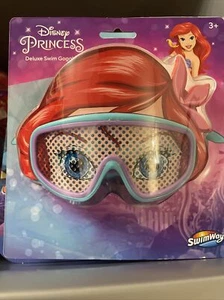 Disney Princess Ariel Goggles Swimways Little Mermaid Mask Kid's Deluxe Swim NEW - Picture 1 of 1