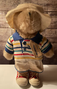 Vintage 1975 PADDINGTON BEAR Striped Shirt Darkest Peru England Eden Toys 14” 