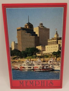 Vintage Postkarte Memphis Waterfront - Bild 1 von 2