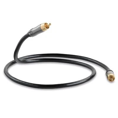QED Performance QE6300 Subwoofer Cable Interconnect RCA Oxygen Free Copper 3m - Image 1 of 3