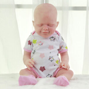 COSDOLL 18.5 in Platinum Silicone Baby Doll Full Silicone Reborn Baby Girl Doll