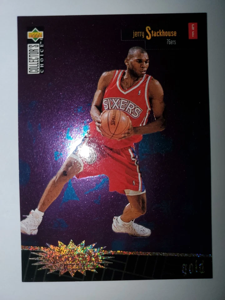 Jerry Stackhouse #R20 1996-97 UD CC CTG Gold Redemption Series 2 Card NMM 8.0 - Image 1 of 1