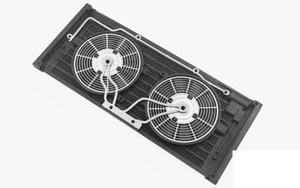 Scale Radiator for Gelande II D90 D110 VVV-C0652 RC4WD metal Grill w/ fans RC - Picture 1 of 6