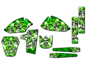 1985-2004 KX 60 JESTER Green Senge Graphics Kit Compatible with Kawasaki - Picture 1 of 4