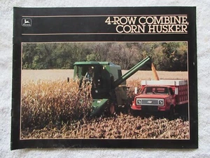 Original 1986 John Deere Brochure for 4-Row Combine, Corn Husker, 4425, Nice! - Picture 1 of 5