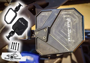 BILLET Rear Racing Side Mirrors For Can Am Maverick X3 Max Turbo R 2017-2023 - Picture 1 of 8