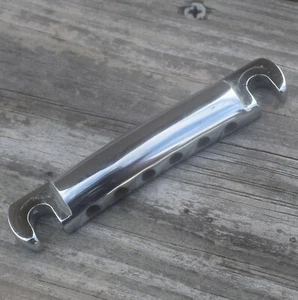 Vintage 1960's Gibson Aluminum Lightweight Tailpiece Chrome Featherweight 1970 - Picture 1 of 6