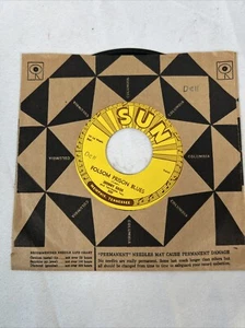 Johnny Cash Folsom Prison Blues / So Doggone Lonesome 7" 45 rpm Sun - Picture 1 of 9