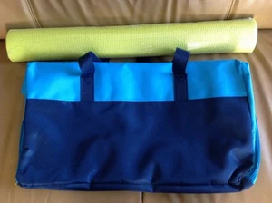 Neu in Verpackung DSW große Reißverschlusstasche Training Gym Tragetasche mit Yogamattentasche - Bild 1 von 4