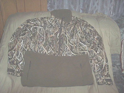 Mens 2X MST Drake Waterfowl Camo Jacket Sherpa Fleece Coat Duck Hunting Jacket - Image 1 of 4