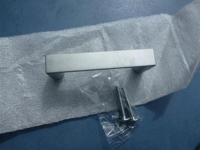 Kitchen Cupboard Cabinet Door Handle, Satin Chrome - Solid Metal, Premium 1x64mm - image 1 of 4