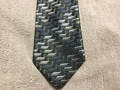 Corbata de seda verde Dockers para hombre Foto 1 de 4