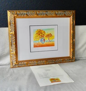 Peter Max Vase mit Baum II signiertes COA - Bild 1 von 10