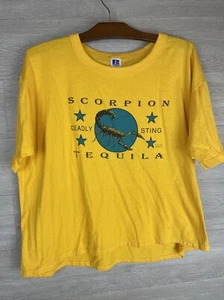 Camiseta Scorpion Tequila Talla XL Mujer Russell Puntada Única Hecha en EE. UU. - Imagen 1 de 7