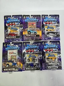 Muscle Machines 1 64 Lot Of 6 Ford Edition '66 Mustang '33 Coupe '50 Woody Etc - Picture 1 of 13