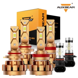 AUXBEAM para Ford F-150 2015-2022 Kit de faros LED bombillas antiniebla 9005 H11 9145 - Imagen 1 de 17