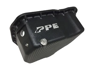 PPE 2001-2010 DURAMAX ENGINE OIL PAN CHEVY GMC MADE IN U.S.A. FLAT BOTTOM BLACK - Foto 1 di 4