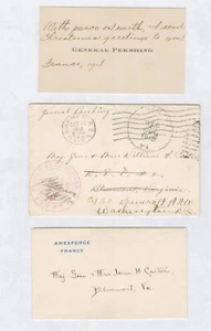 General John J Pershing SIGNED AUTOGRAPH 1918 Black Jack Pershing - Bild 1 von 3