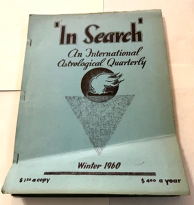 In Search An International Astrological Quarterly Magazine Winter 1960 Rare OOP - Bild 1 von 8