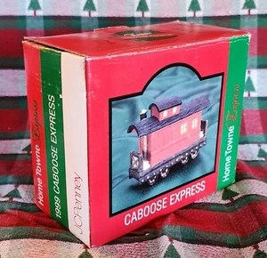 JC Penney Home Towne Express Zug CABOOSE EXPRESS Weihnachtsdorf Display - Bild 1 von 4