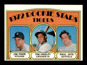 1972 Topps #257 Jim Foor/Tim Hosley/Paul Jata Tigers Rookies EXMT/EXMT+ X2740135